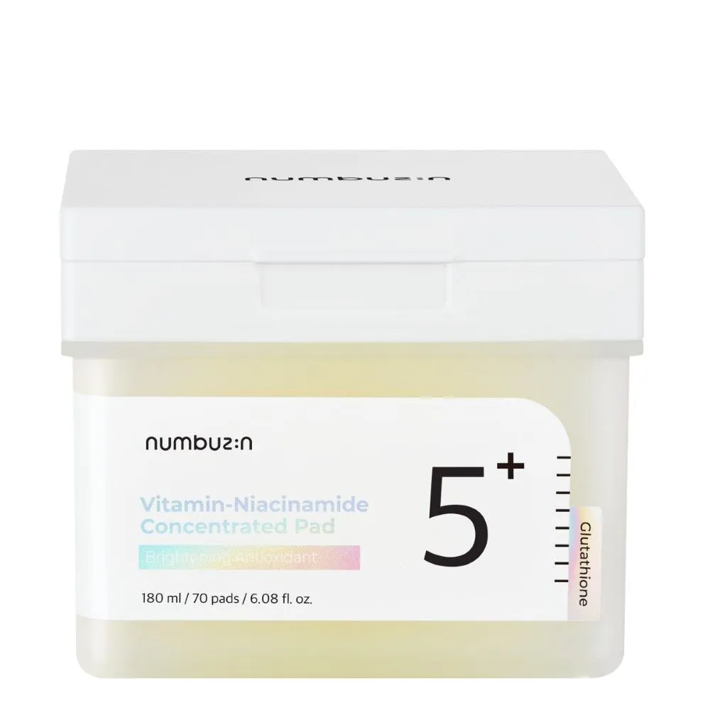 Numbuzin No. 5 Vitamin-Niacinamide Concentrated Pad Rozjaśniające płatki tonizujące