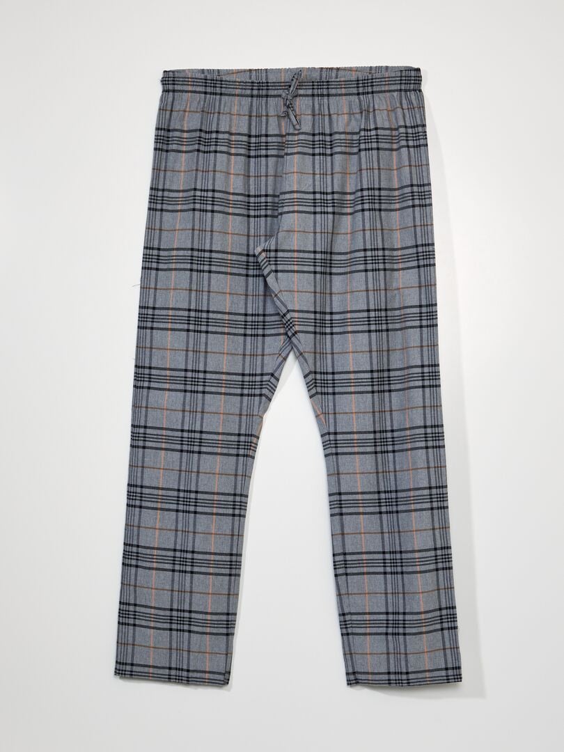 Lang pyjamas - NYC print - 2 dele - grå/grå