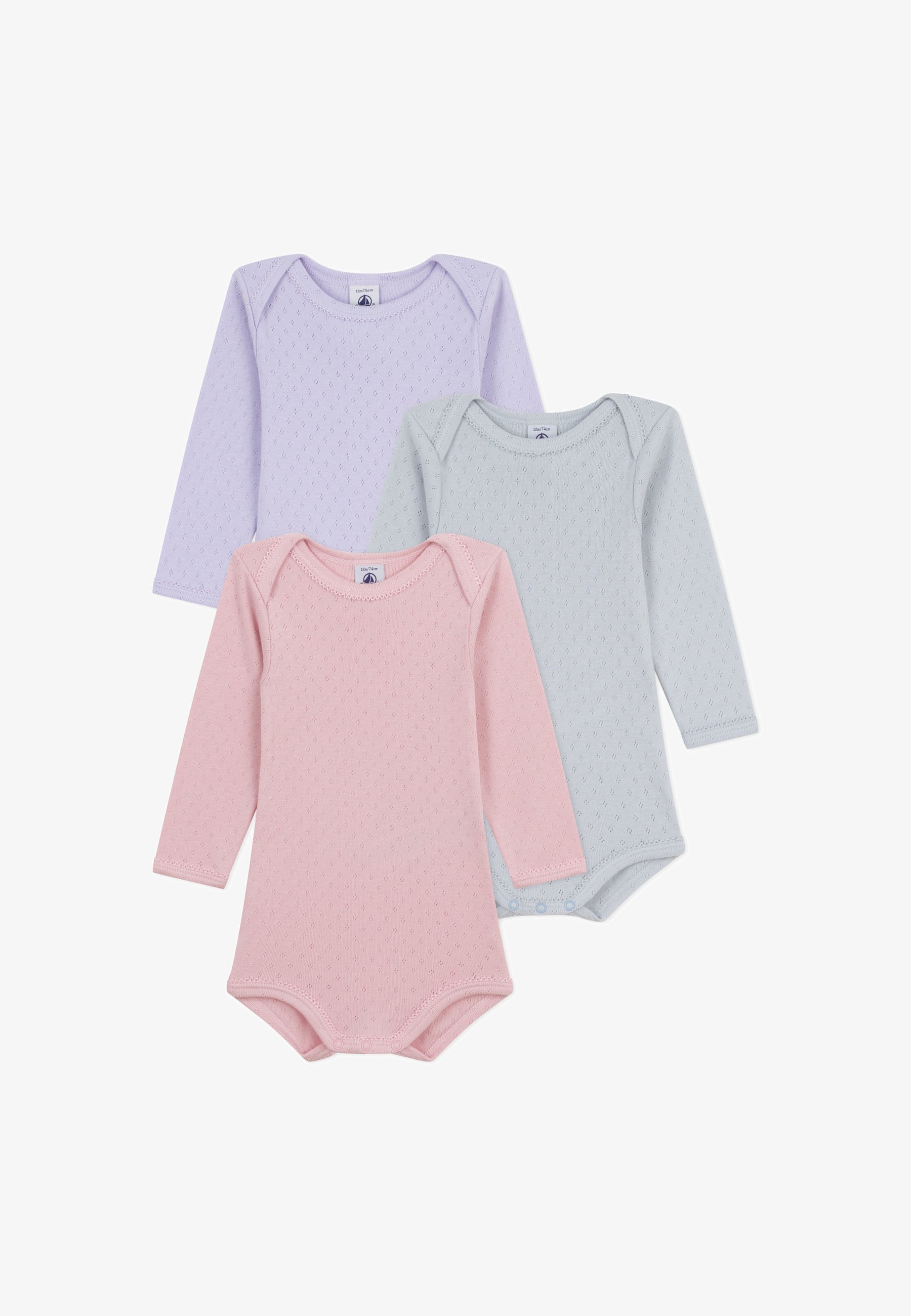 Petit Bateau 3 PACK - Body - veelkleurig