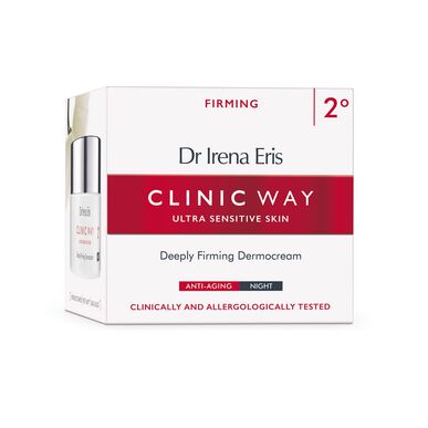 Dr. Irena Eris Clinic Way Deeply Firming Dermocream Night 2 noční krém proti vráskám a hloubkově zpevňující pleť 50 ml