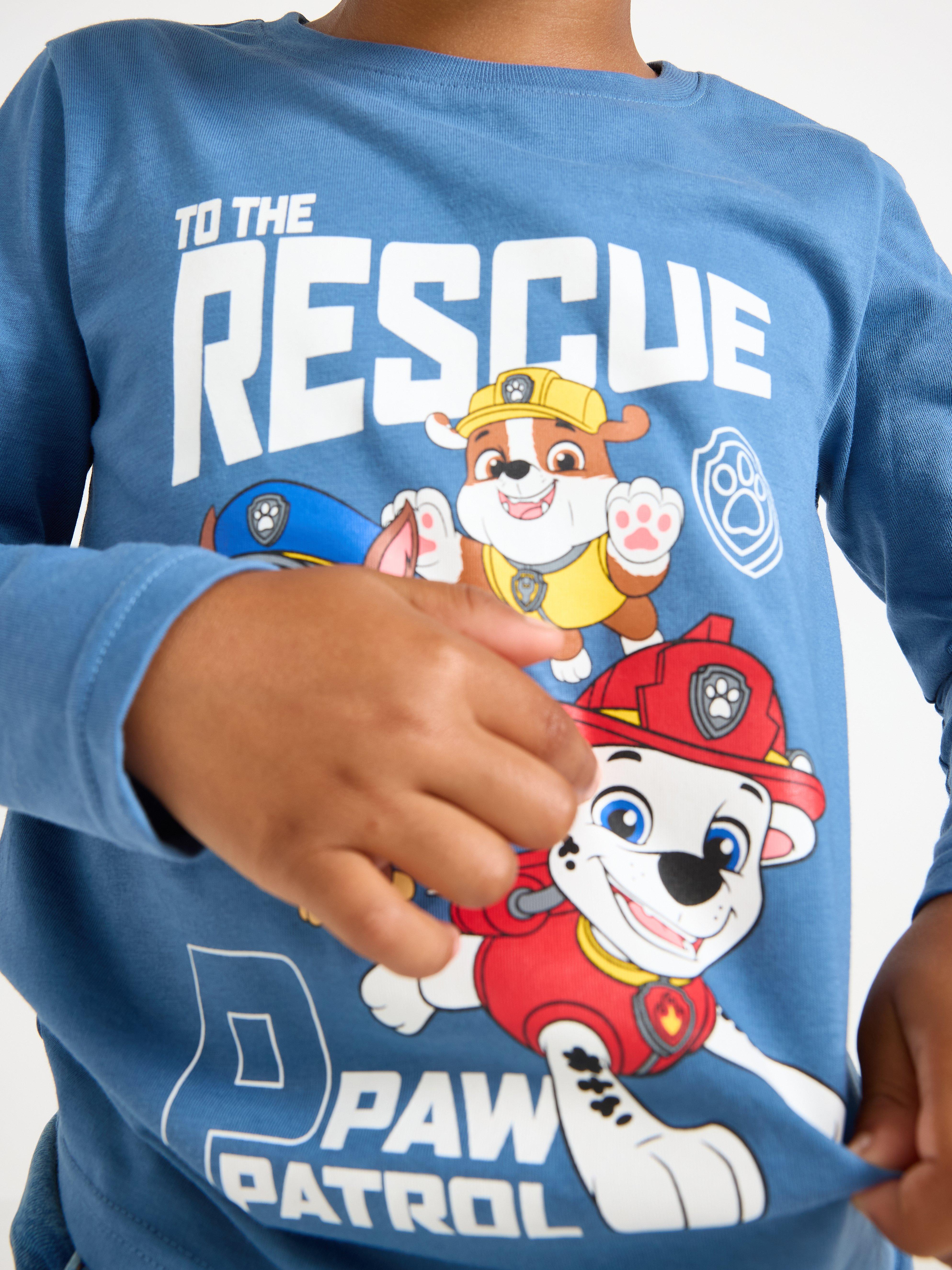 Camiseta de manga larga de Paw Patrol, color azul claro empolvado