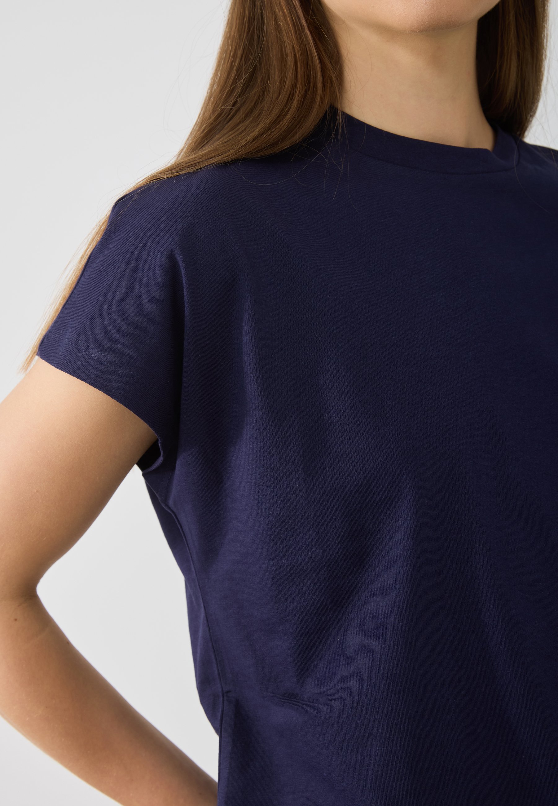 Anna Field Basic T-shirt - donkerblauw