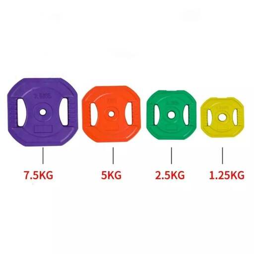  2 sūkņa disku komplekts no 1,25 kg līdz 7,5 kg