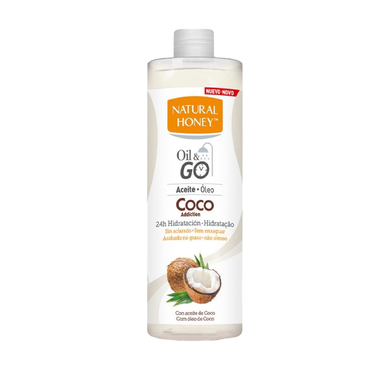 Natūralus medaus ir kokosų aliejaus „Addiction Oil & Go“ drėkinamasis kūno aliejus 250 ml