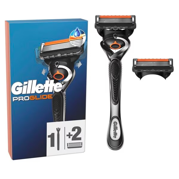 Бријач Gillette ProGlide<br>Укључује 2 сечива