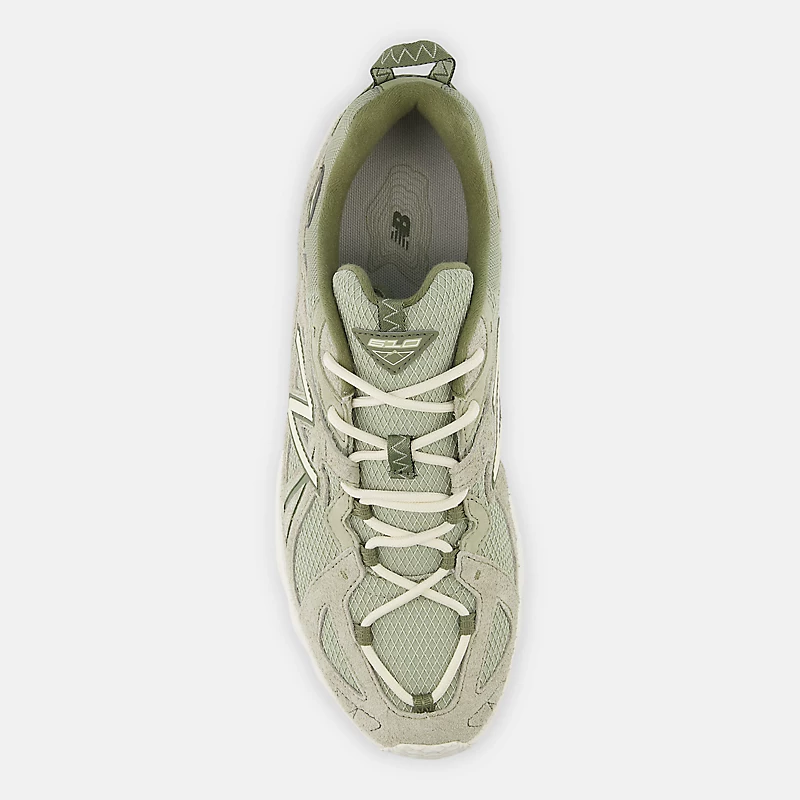 Męskie buty New Balance 610v1 – oliwinowe z ciemną oliwinową i morską solą