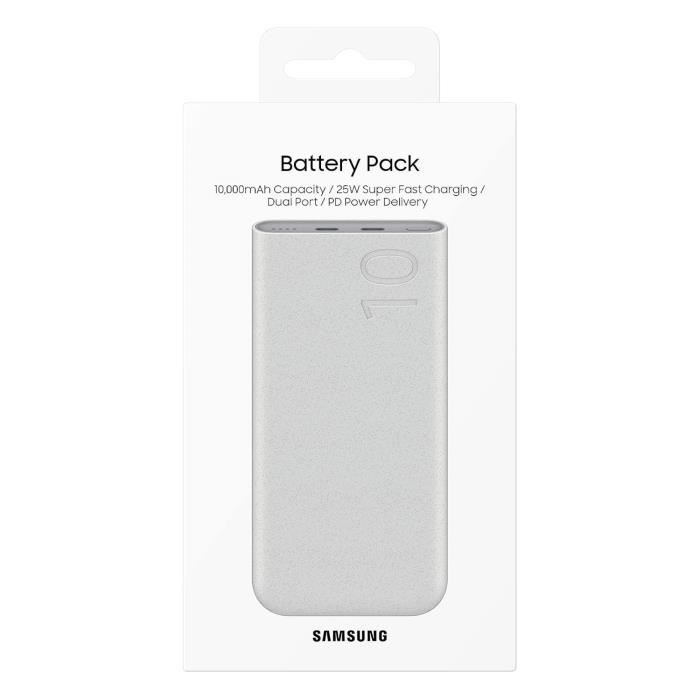 Batterie externe Samsung Ultra Rapide 25W USB type-C Beige