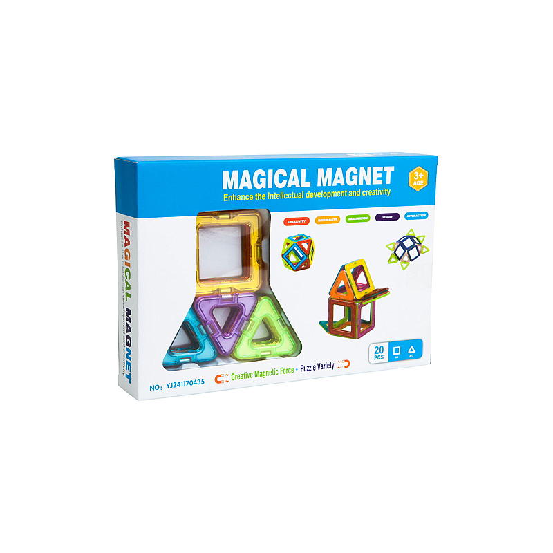 Magnetisches Konstruktionsset Magic Magnet, 20 Teile.