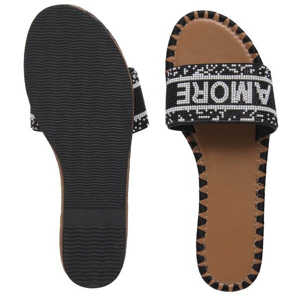 Sandale damă Amore, negre, mărimea 40-41