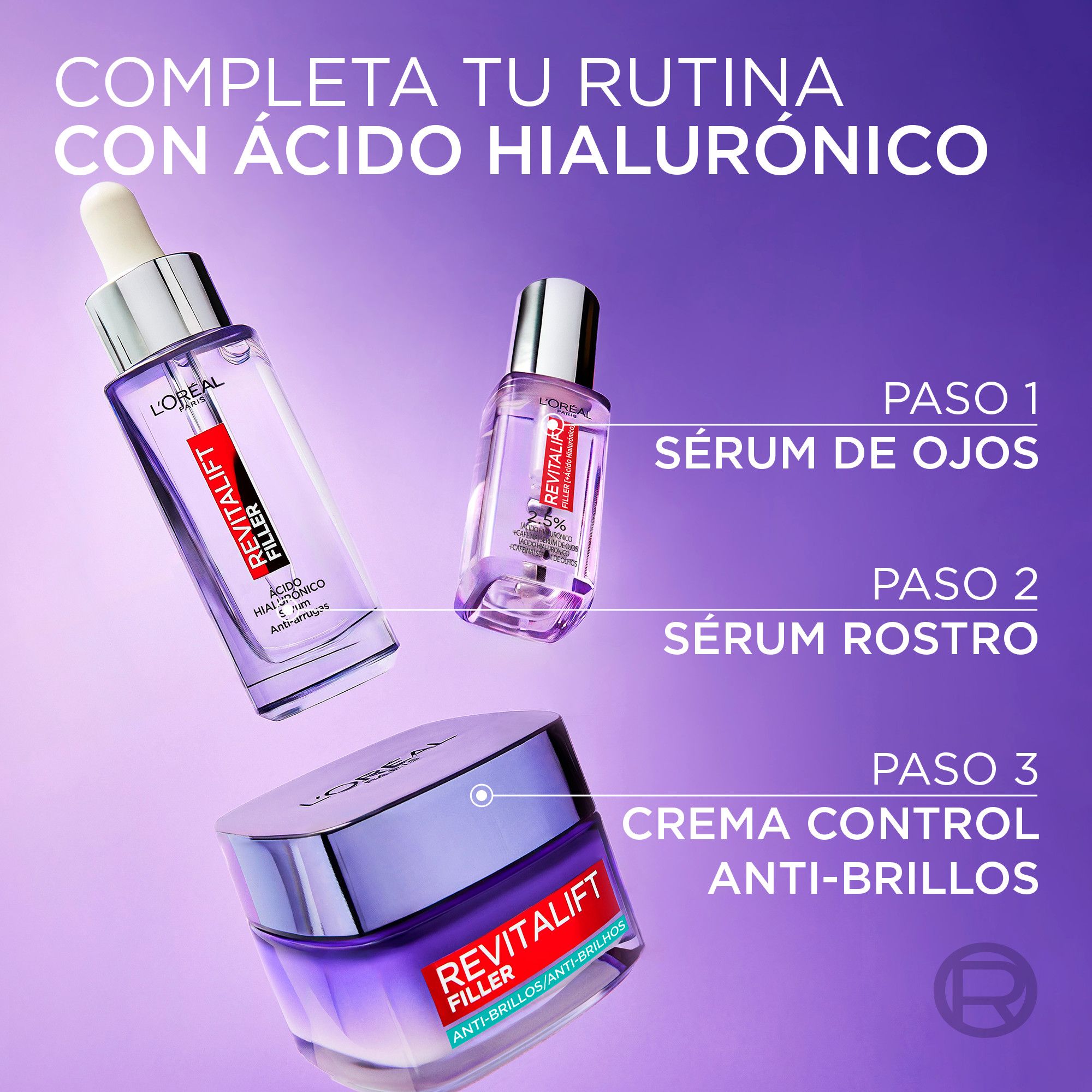 „Revitalift Filler“ matinį atkuriamąjį gelinį kremą Veido kosmetika