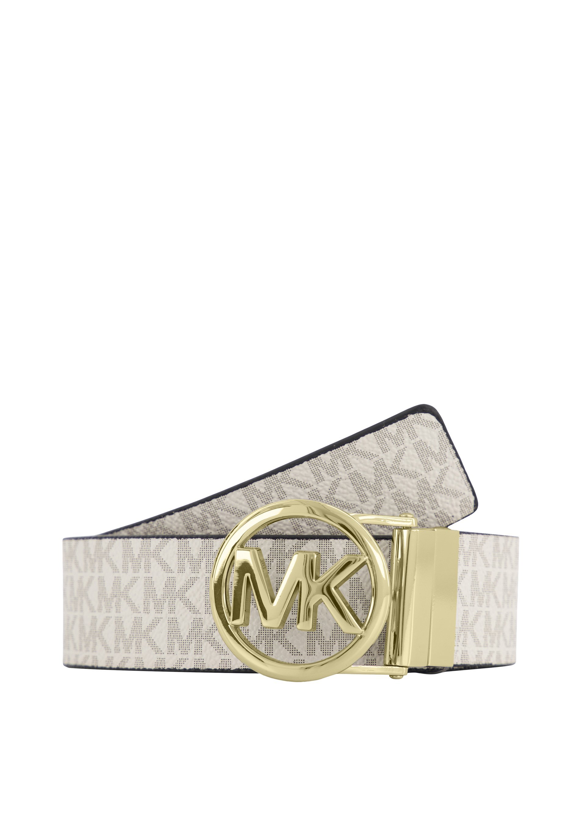MICHAEL Michael Kors LOGO RIEM - Riem - zwart goud