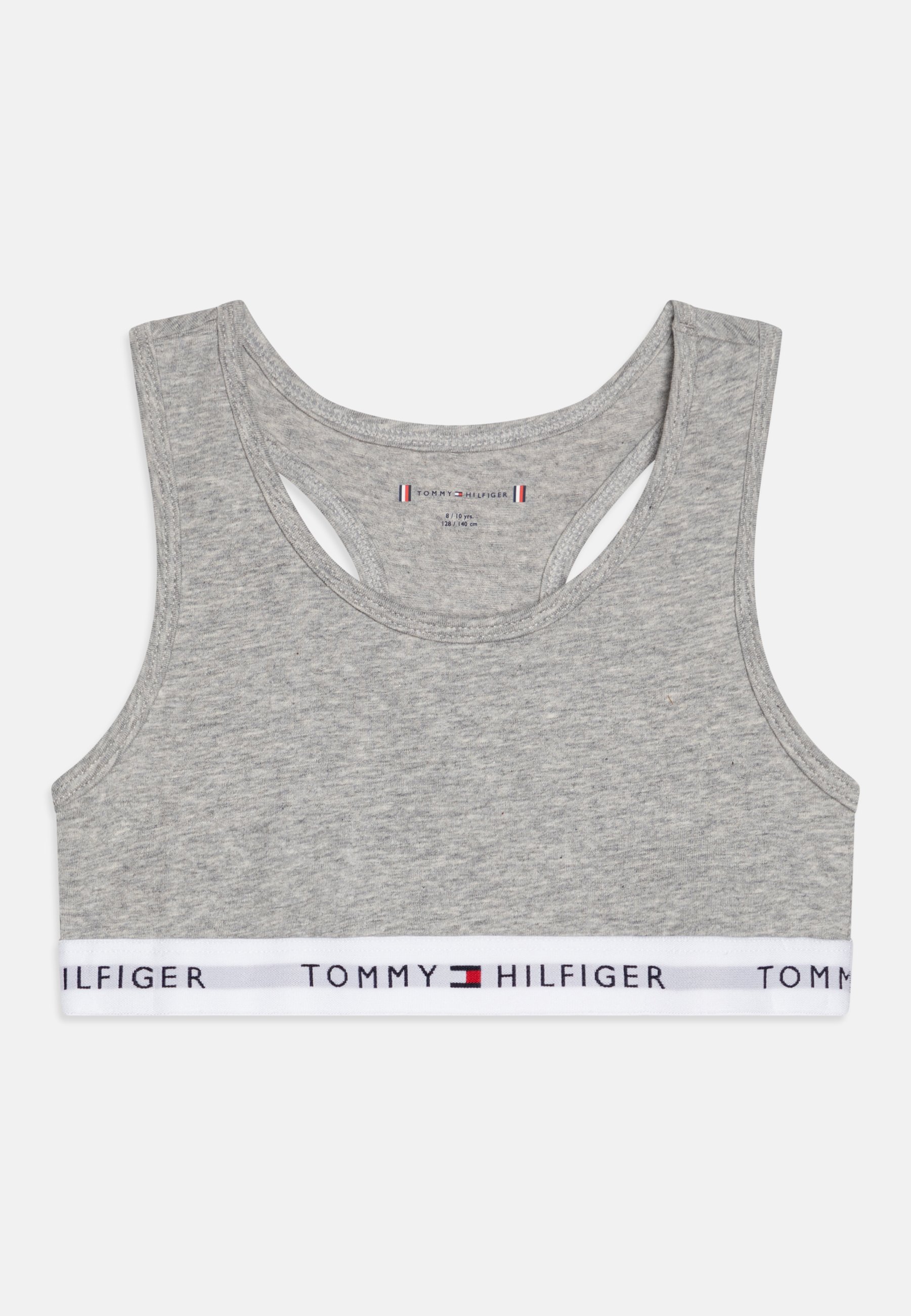 Lot de 2 soutiens-gorge bustier Tommy Hilfiger - blanc/gris clair chiné