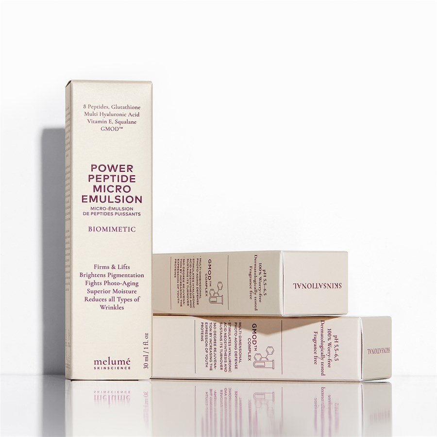 Melumé Pleťový krém s peptidmi Power Peptide Microemulsion - 30 ml