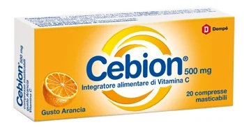 CEBION Pommade Cebion Orange 20 comprimés Complément alimentaire à la vitamine C