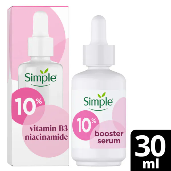 Simple 10% niacinamido (vitamino B3) stiprinamasis serumas 30ml