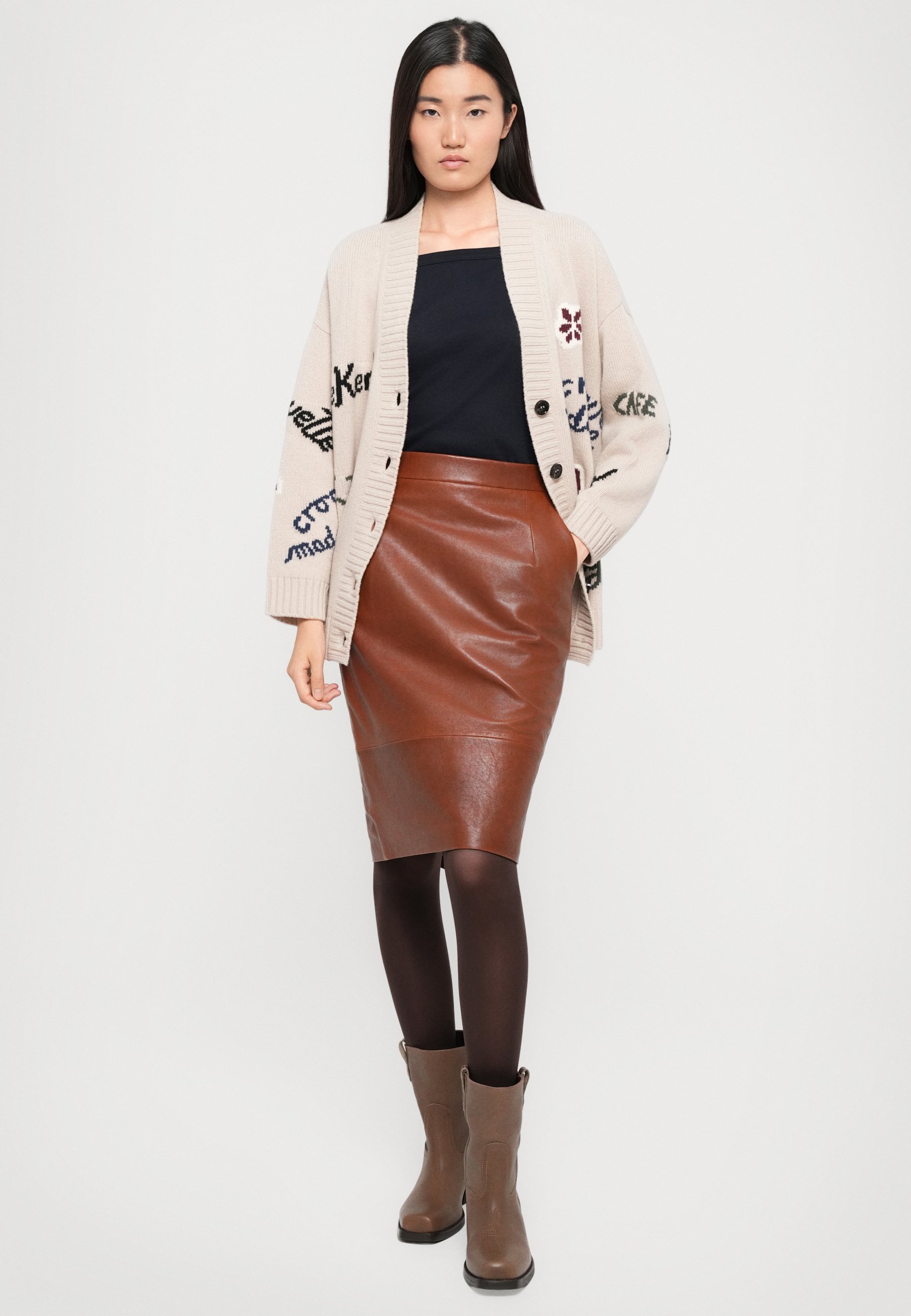 WEEKEND MaxMara BELGIO - Gilet - écru
