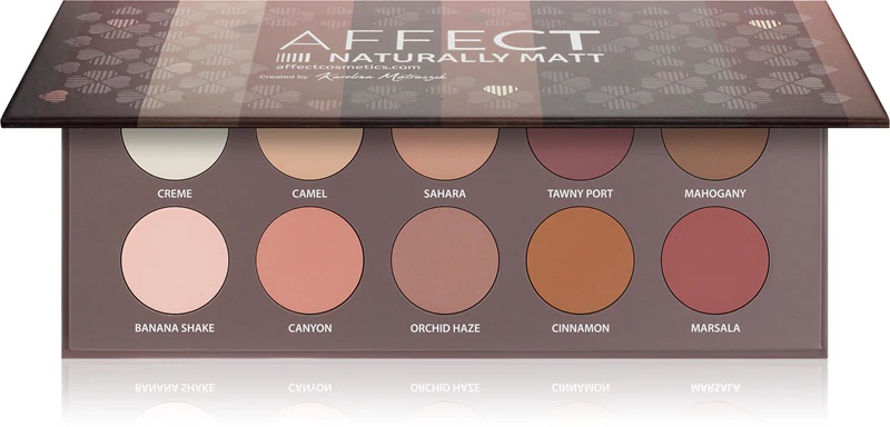 Paleta senčil za oči Affect Naturally Matt