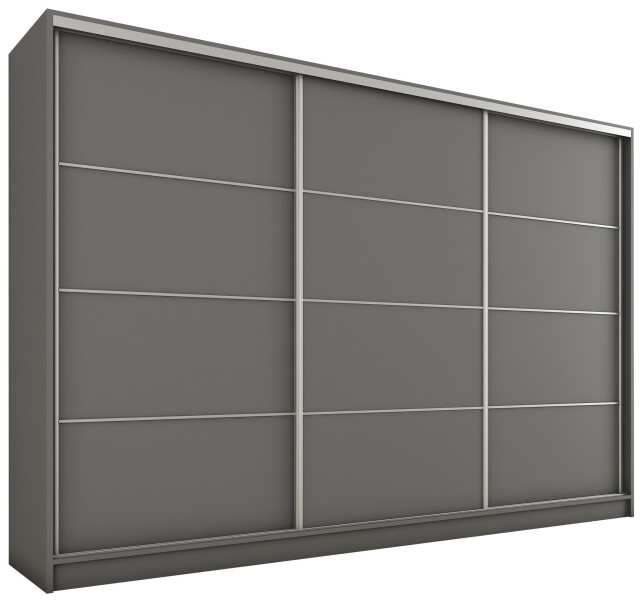 Szafa przesuwna 280 cm TOP MAX grafit