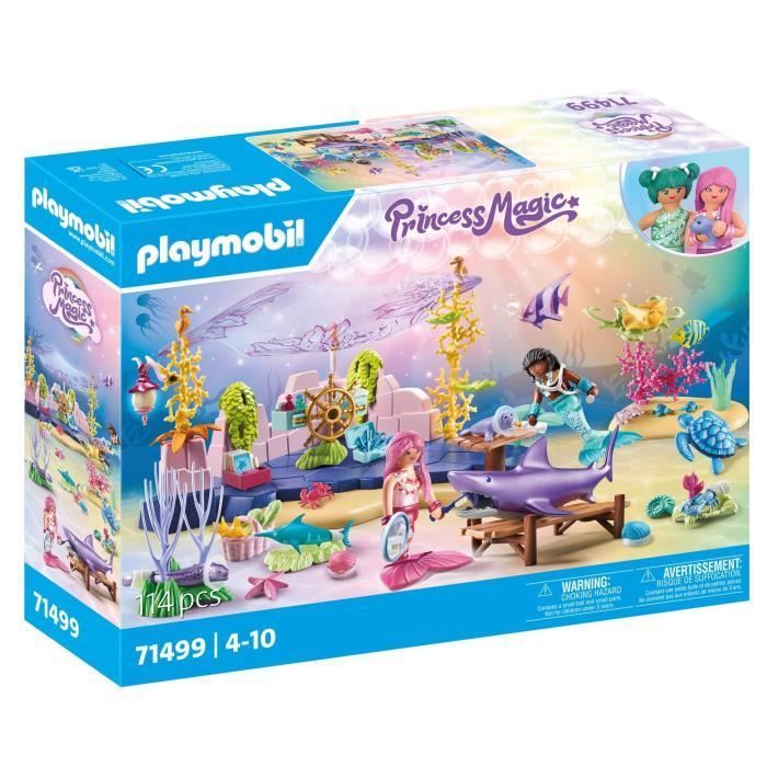 PLAYMOBIL 71499 Centre de soin des sirènes pour animaux