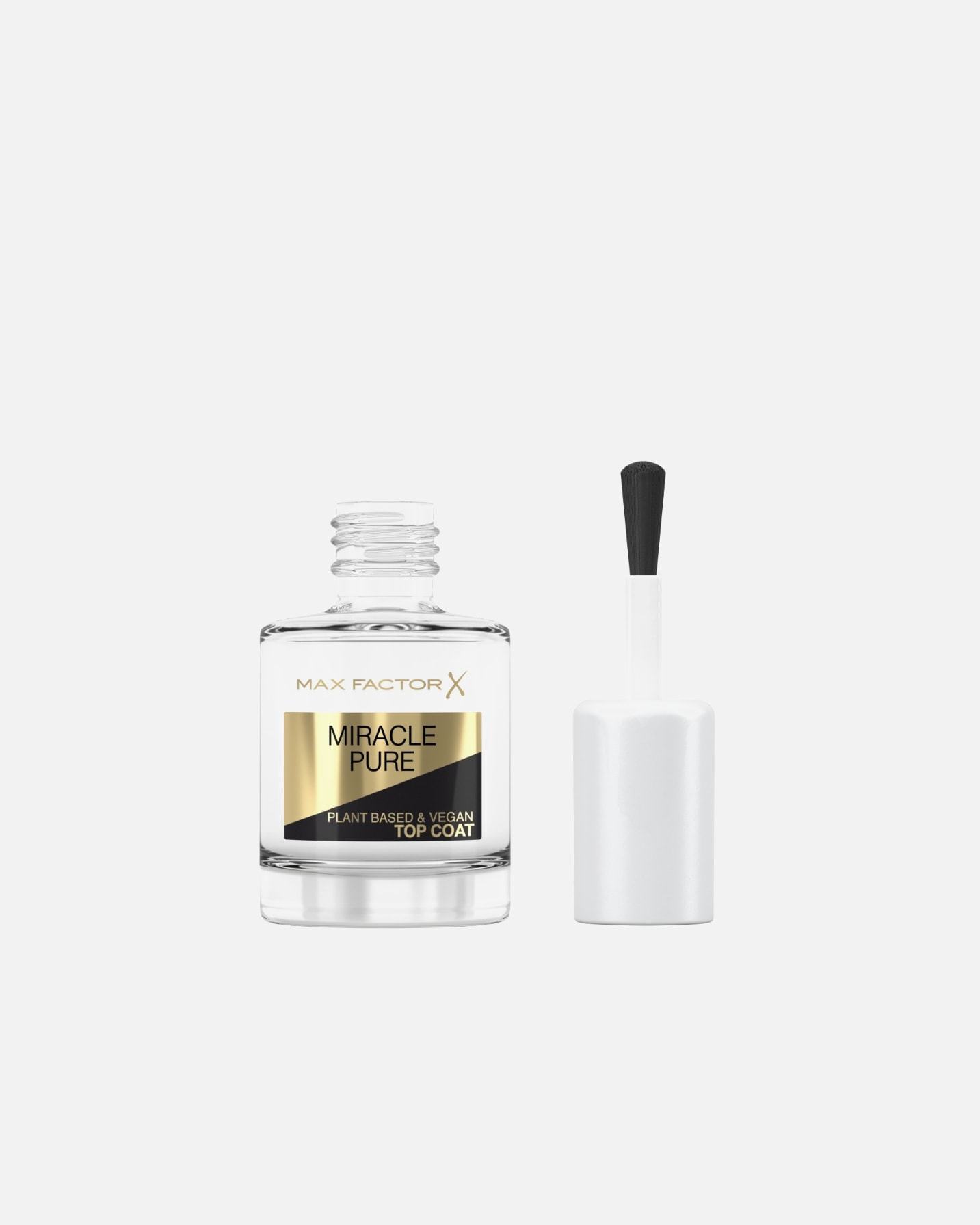 Max Factor Top Coat Miracle Pure veganski lak za nokte - 12ml