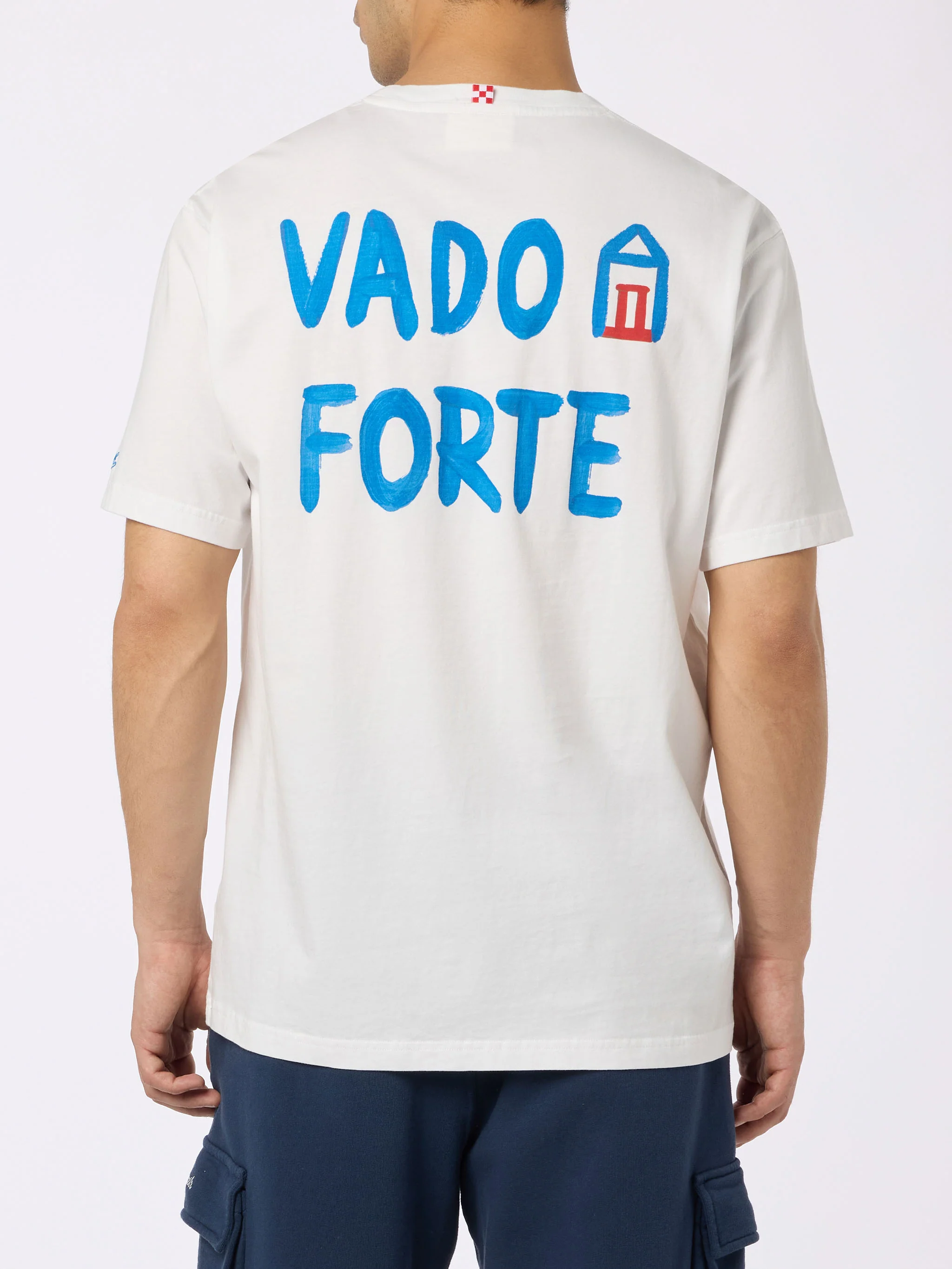 T-shirt da uomo in jersey di cotone vestibilità classica Portofino con
