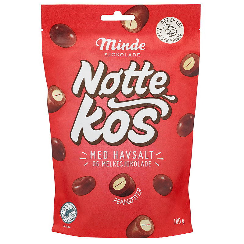 Minde Minde notensnoep 180 g pinda's