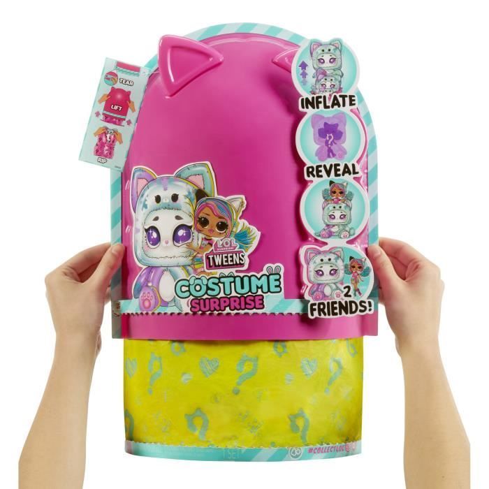 LOL Surprise - Tweens Costume Doll - Emma Emo - 17cm Doll + Inflatable Pet - Surprise to Discover