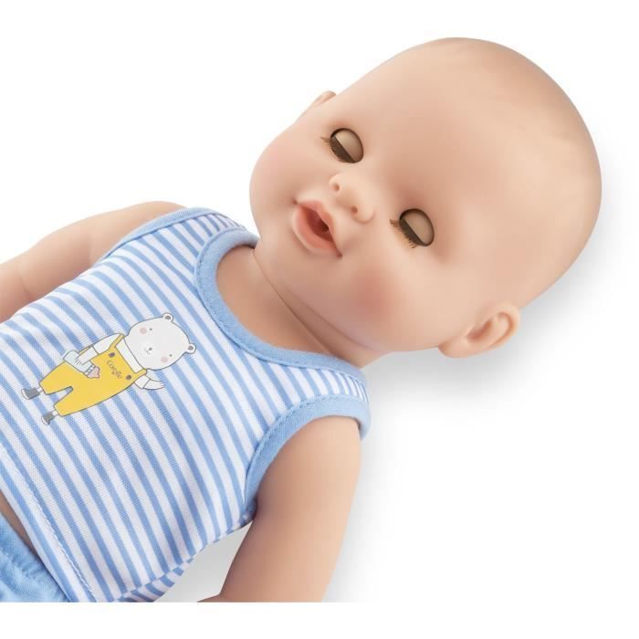 Corolle - Mon Grand Poupon - Paul fait pipi - Poupon 36cm sexué au corps vinyle - Dès 2 ans