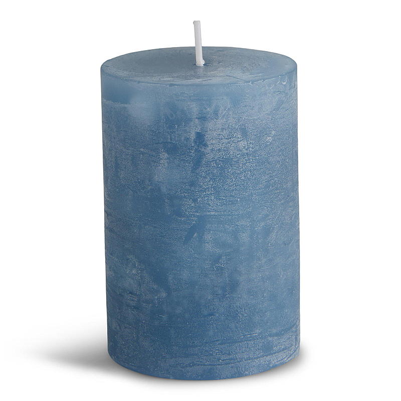 Bougie cube Vie Home 12 cm ø 6 cm style rustique