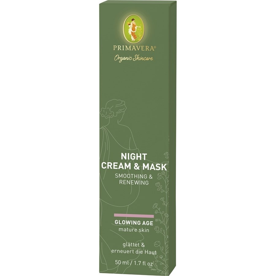Primavera Noćna krema i maska – Zaglađujuća i regenerirajuća – 50 ml