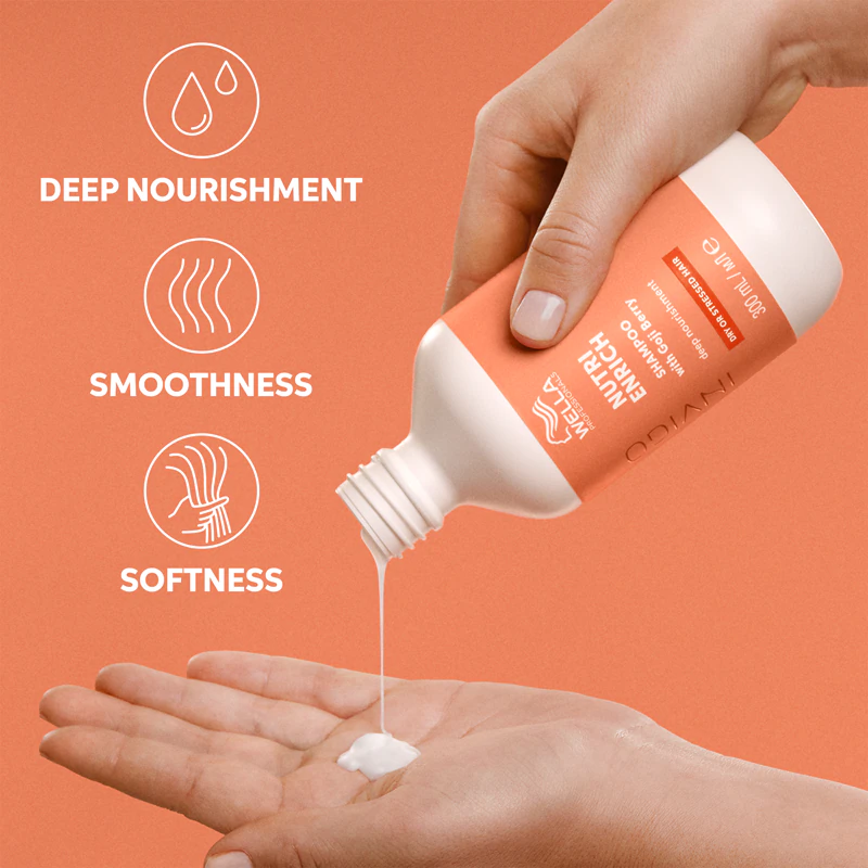 Shampoo Wella Professionals Invigo Nutri-Enrich para cabelos secos e danificados