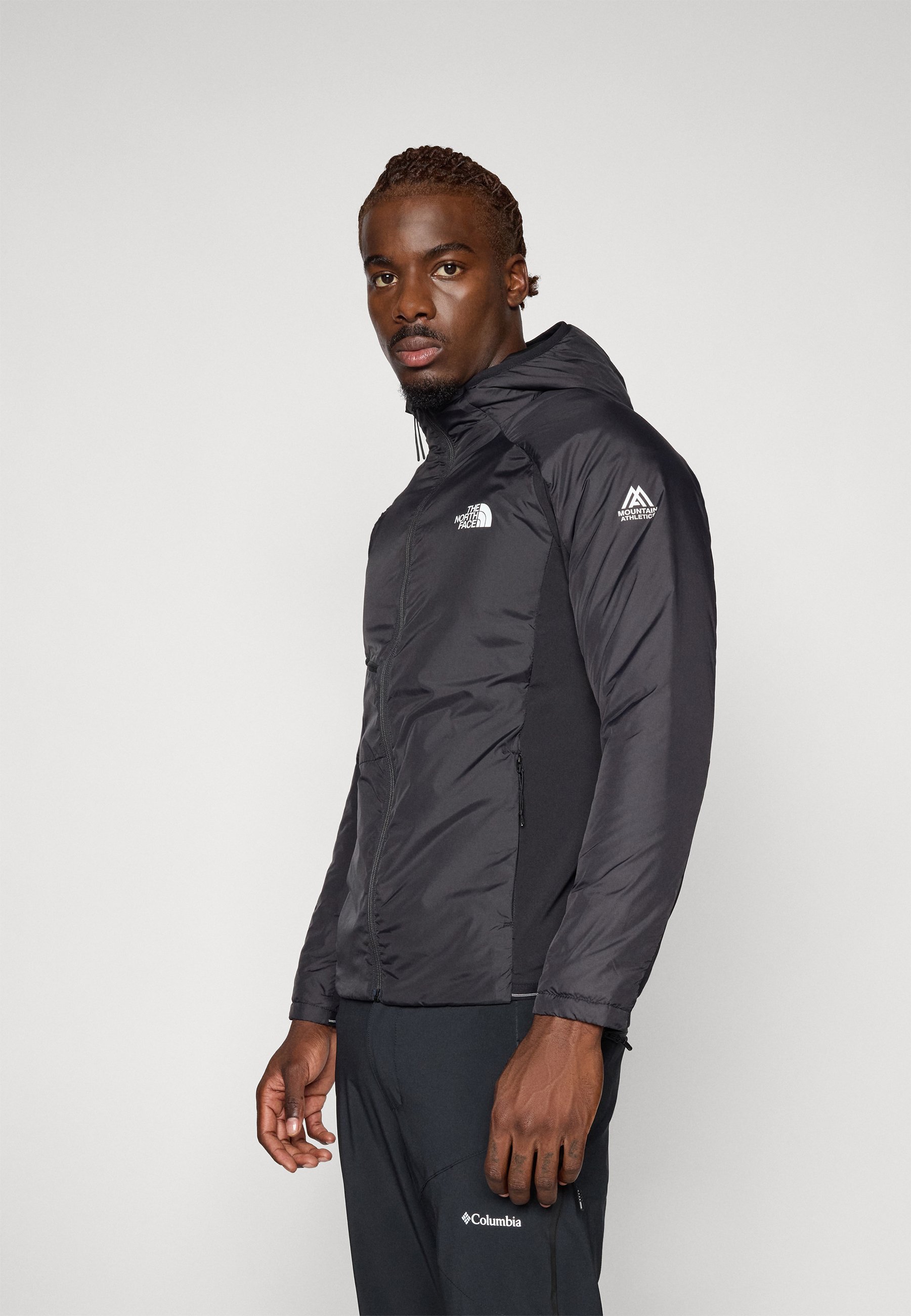The North Face MOUNTAIN ATHLETICS INSULATED HOODED  - Outdoor jacket - black
