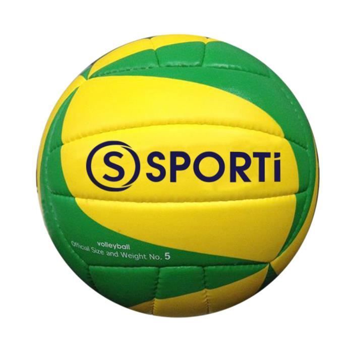 Sporti Sporti France Beach Volleyball - Yellow/Green - Size 5