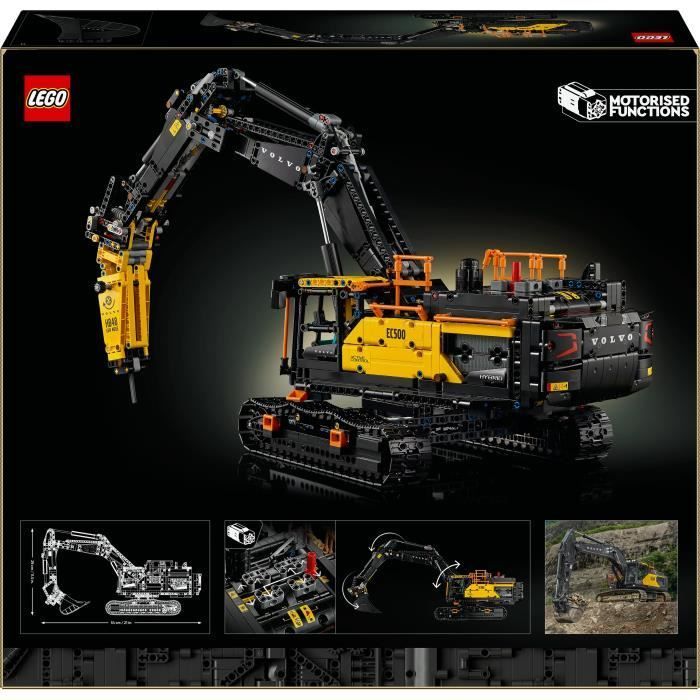 LEGO Technic 42215 Volvo EC500 Hybridi Kaivinkone - Rakennussarja aikuisille - Sisustus