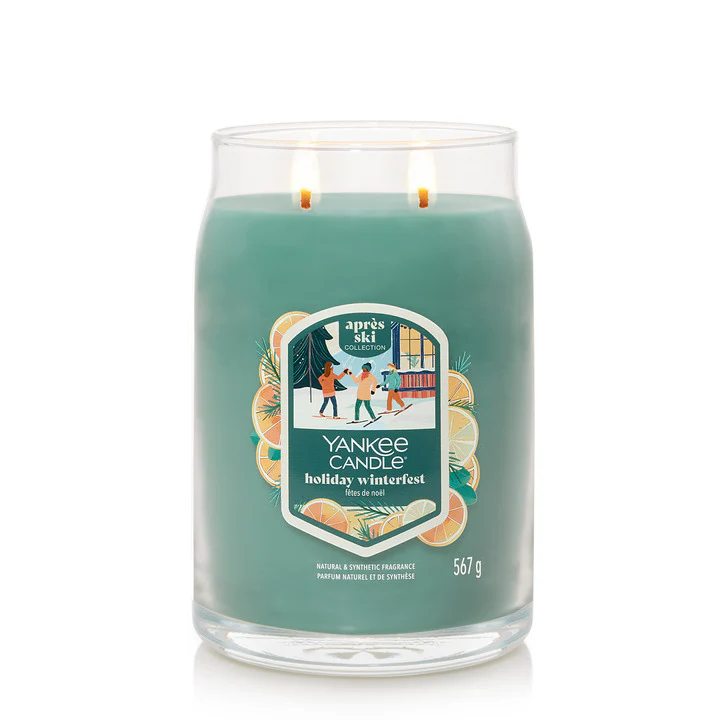 Signature Jar Candles Holiday Winterfest - Candela Profumata