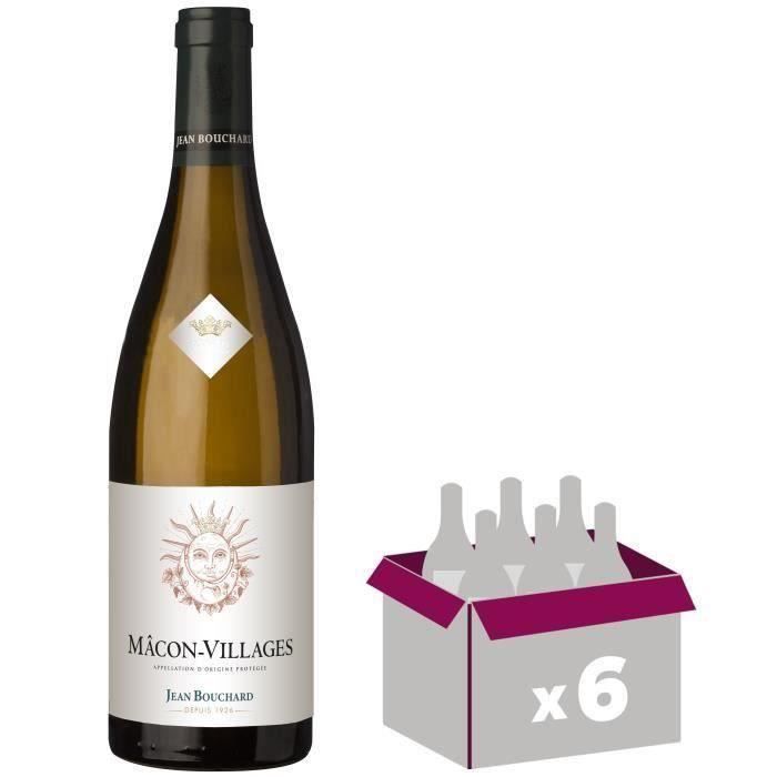 Jean Bouchard 2023 Mâcon-Villages - Witte Bourgogne wijn x6