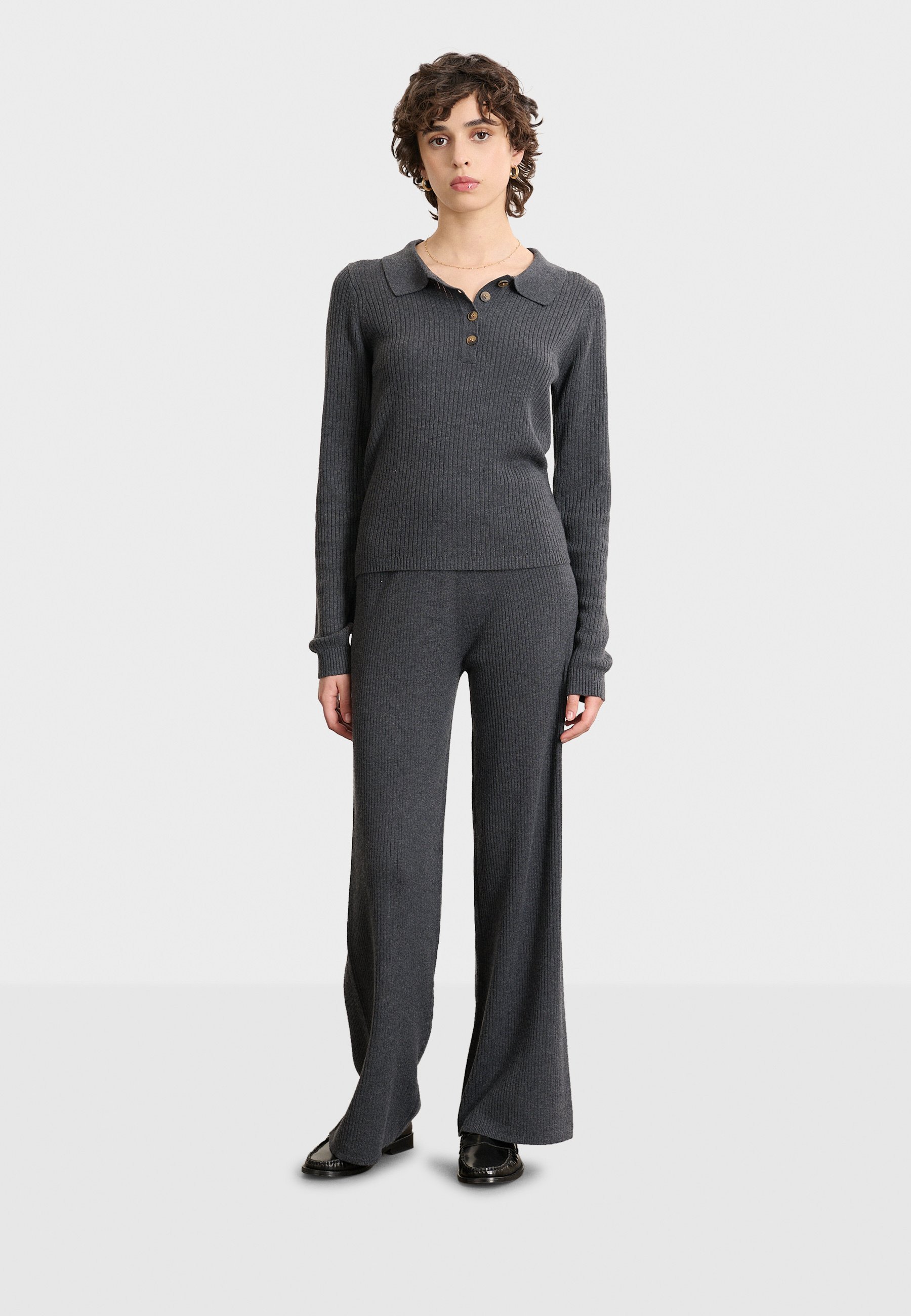 Garance Paris BINTI - Poloshirt - antraciet