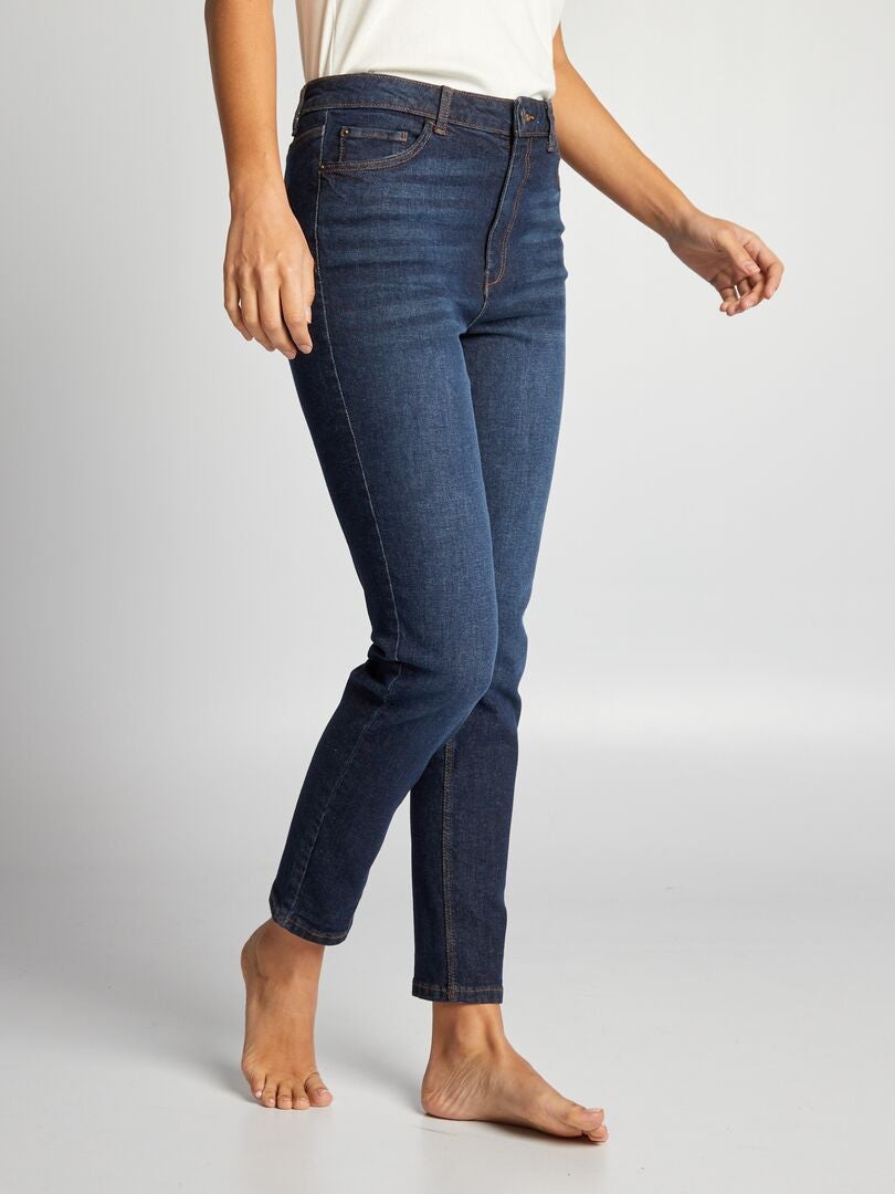 Calça jeans slim tamanho 30L - AZUL