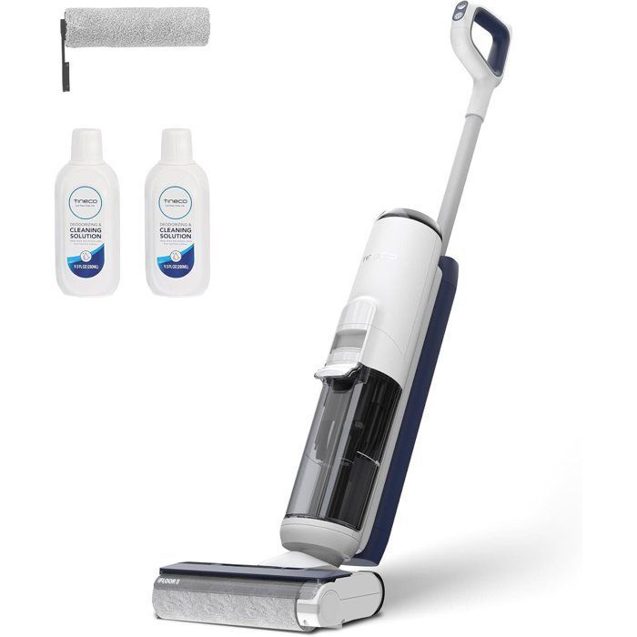 Aspirateur Laveur Sans Fil - Tineco - iFLOOR 5 Breeze Complete - Autonomie 35 min - Réservoir 0,8 L - Blanc