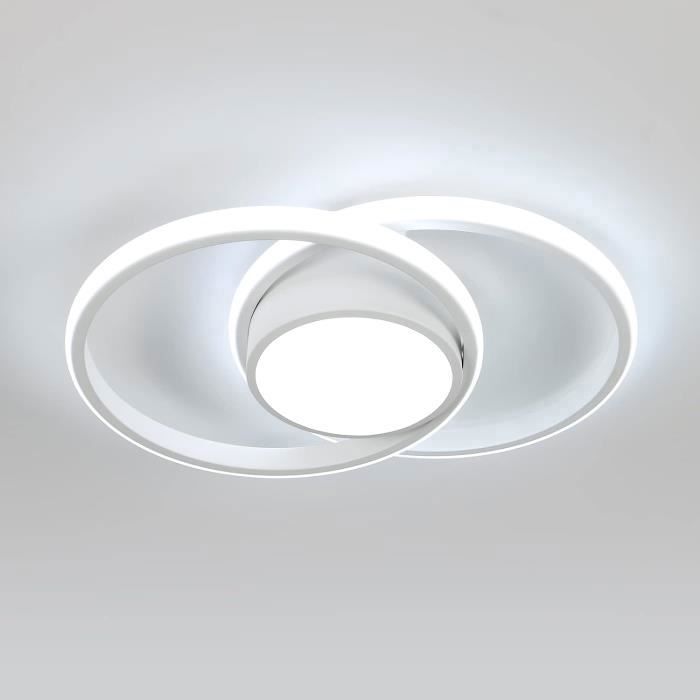Lámpara de techo LED redonda Dorlink de 42 W, ideal para dormitorio, pasillo, baño, cocina y sala de estar, color blanco, 6500 K.