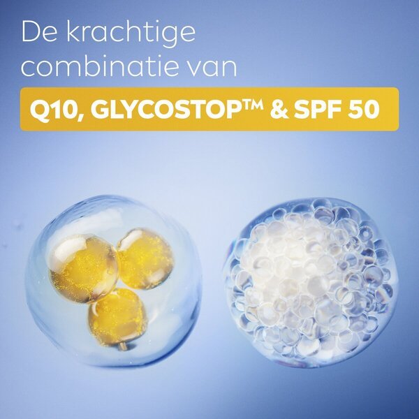 NIVEA Q10 Anti-Wrinkle Expert SPF50 apsauginis fluidas nuo UV spindulių, 40 ml