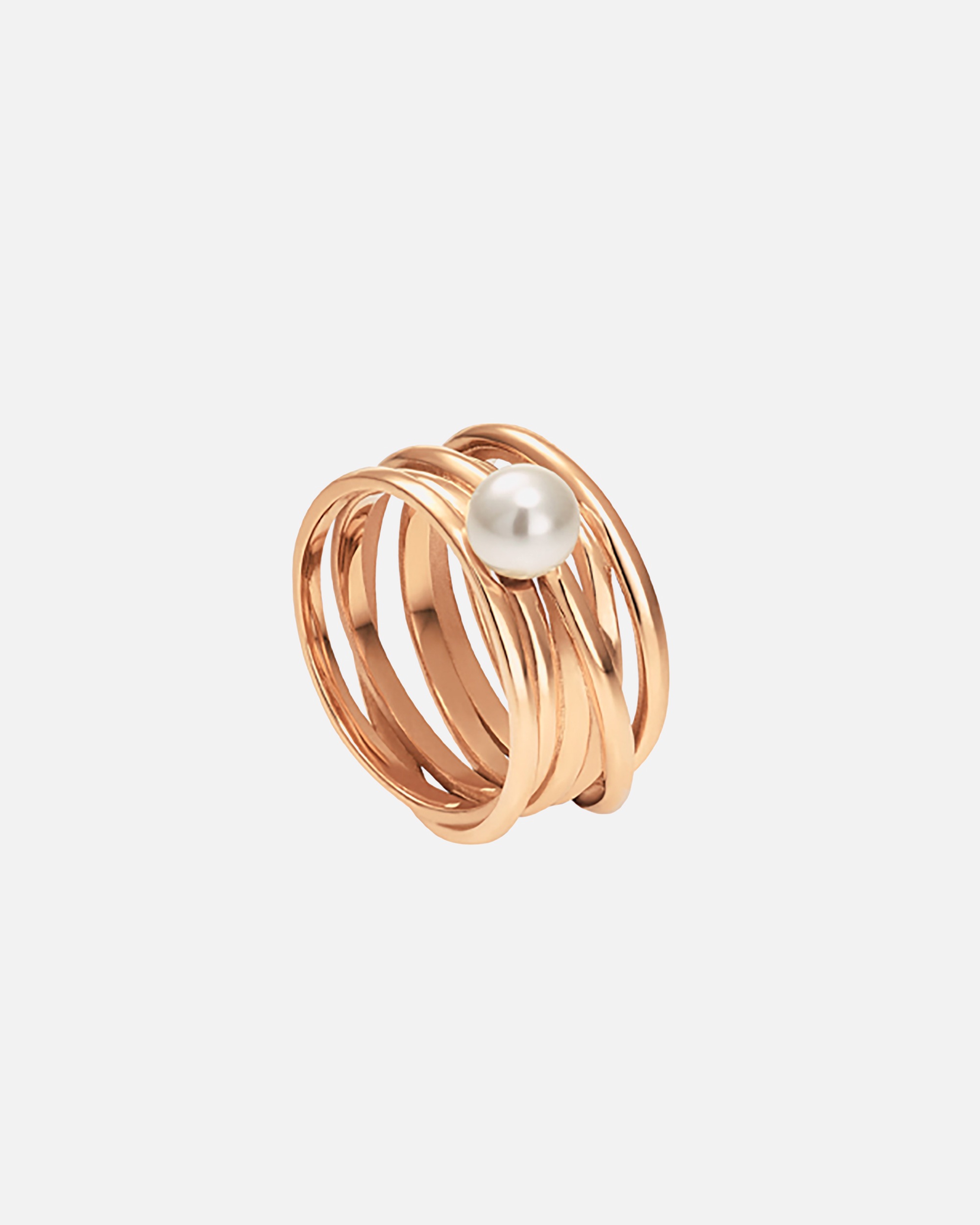 Heideman Bague Serpens blanc