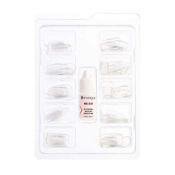 Invogue Full Cover Square Nails - Packung mit 120 Stück