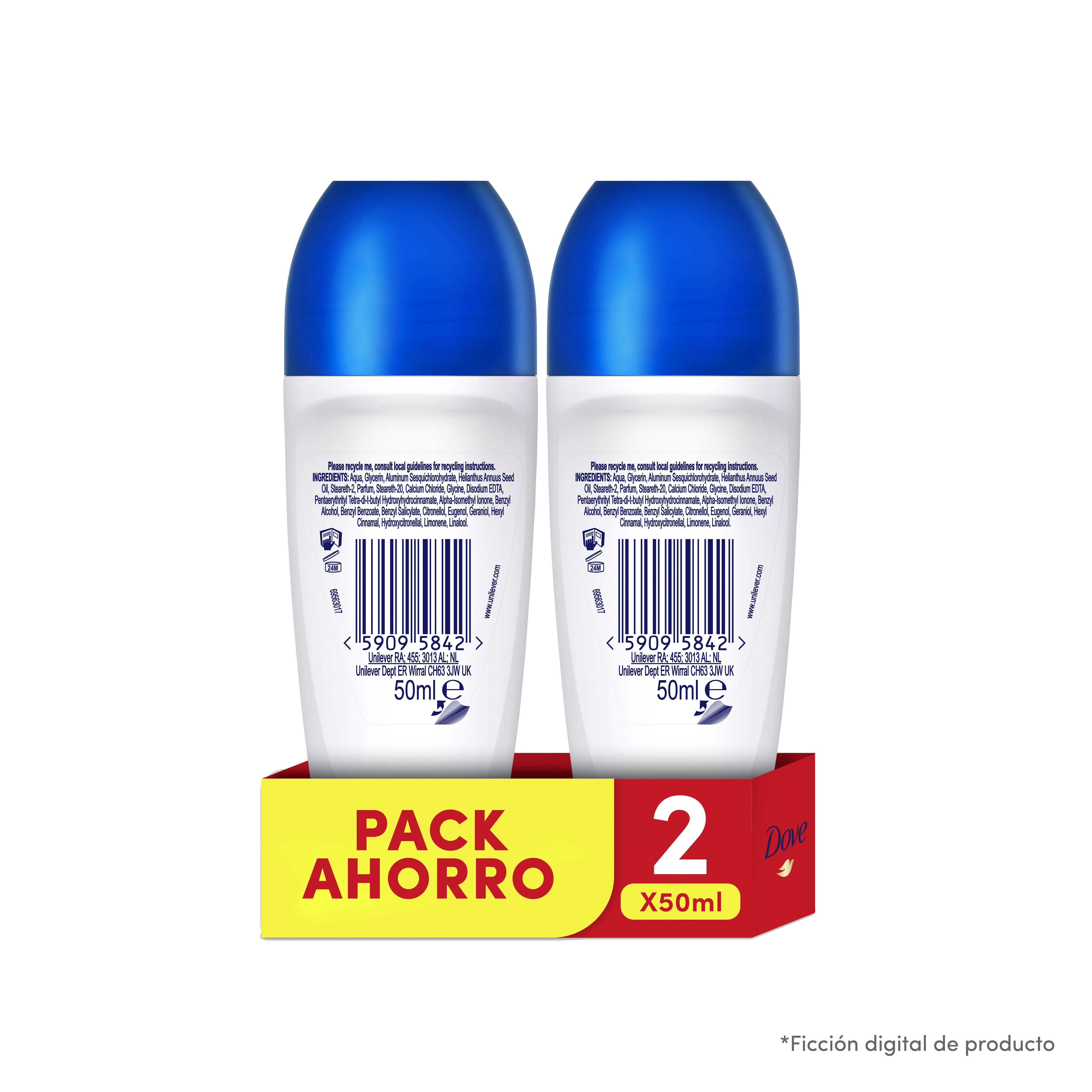 Originálny dámsky roll-on dezodorant Roll-on dezodoranty