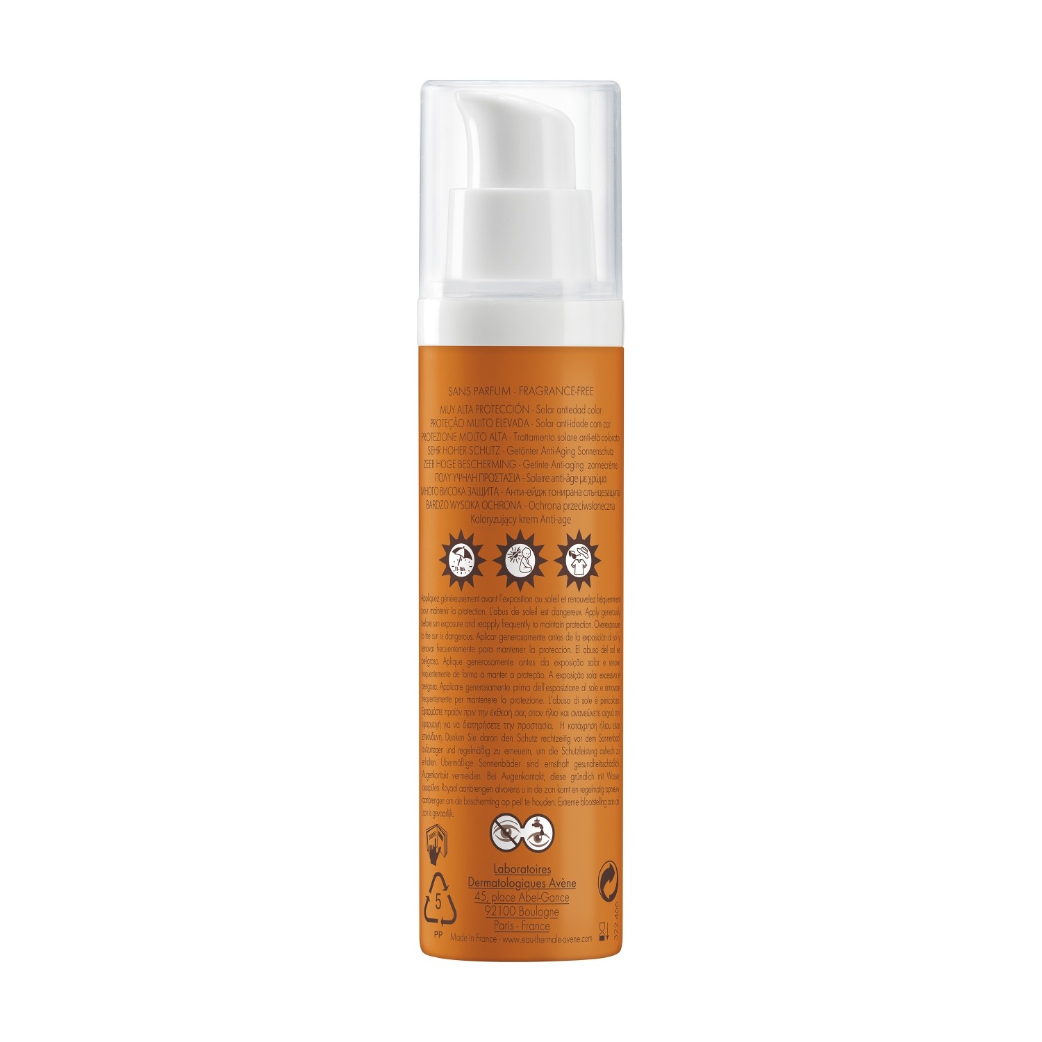 Avène Solaire tonēts pretnovecošanās saules aizsargkrēms SPF 50+ - 50 ml