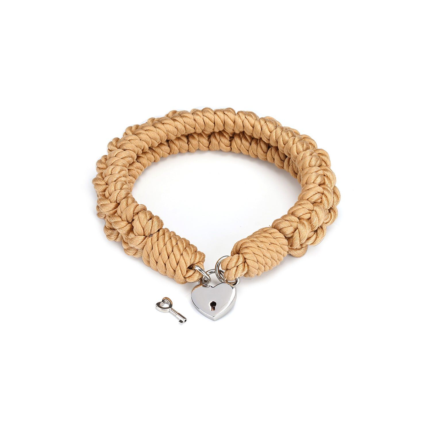 Liebe Seele Bound You II: Shibari Bondage Rope Collar Padlock