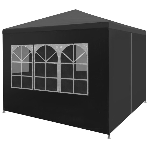 Namiot ogrodowy Antracyt 3 x 3 m Tkanina vidaXL