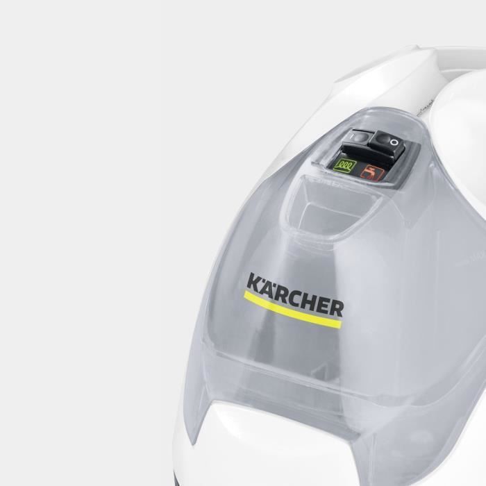KARCHER SC 4 Easy Fix - Nettoyeur Vapeur - 2000 W - 3,5 bars, autonomie illimitée, Élimine jusqu'à 99,9 % des virus et
