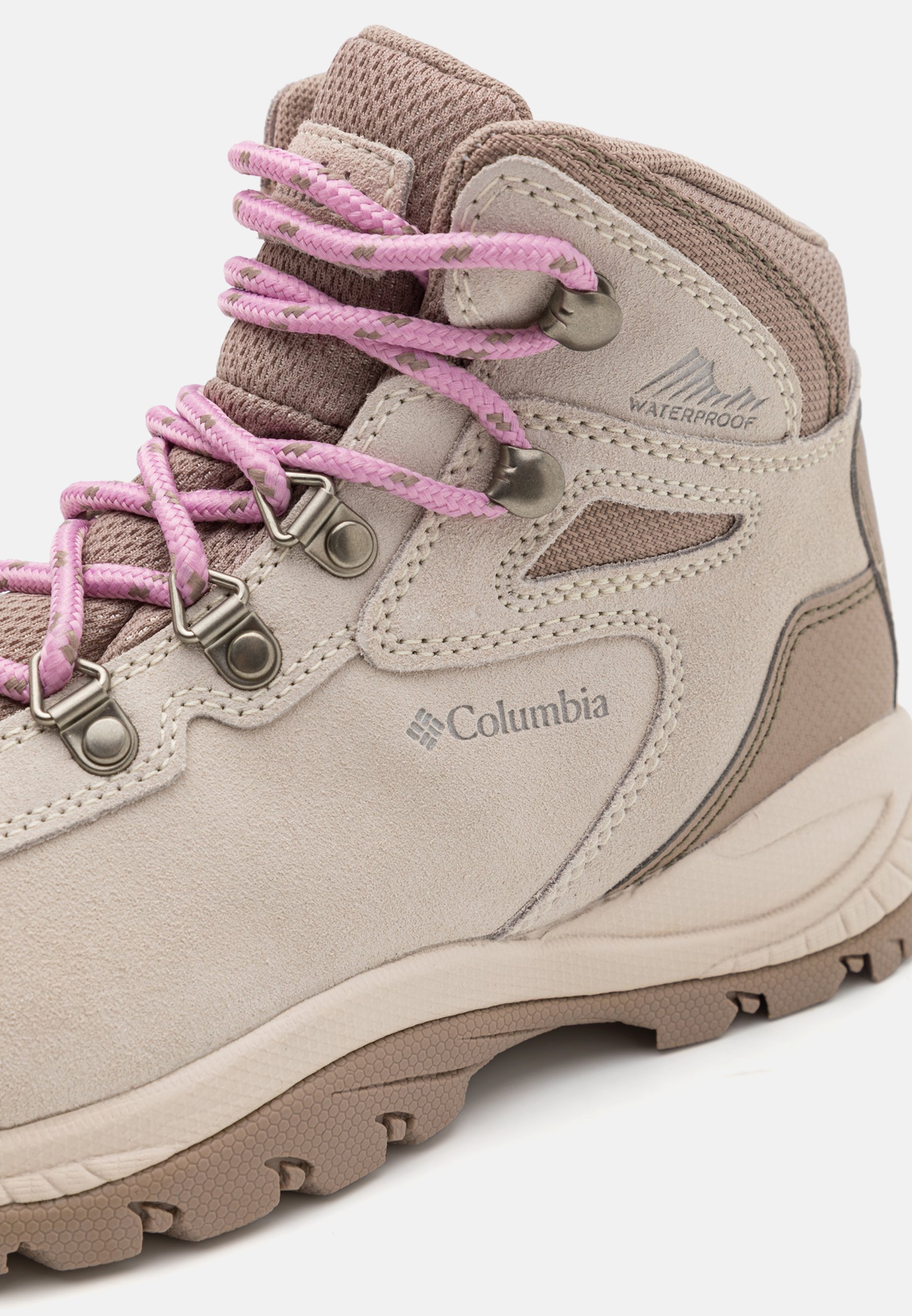 Columbia NEWTON RIDGE™ PLUS WATERPROOF AMPED - Wandelschoenen - donker steen/cosmos