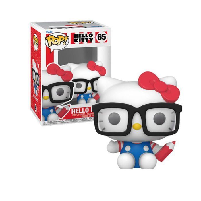 Figura coleccionable - FUNKO - Hello Kitty Nerd - Gris - Multicolor - Niño